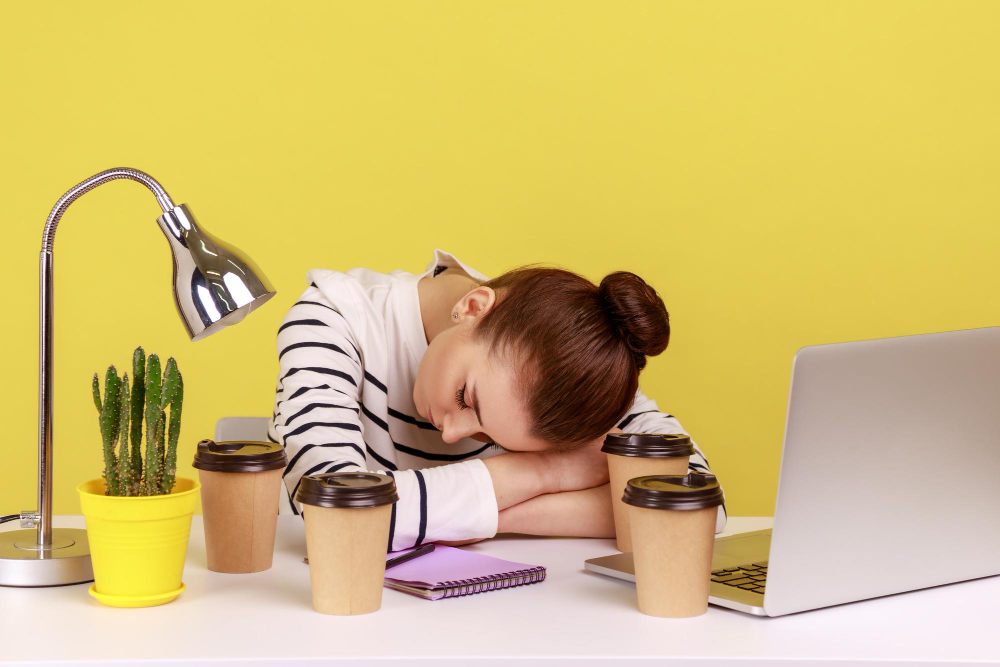 descansando al estudiar las oposiciones de educación fisica